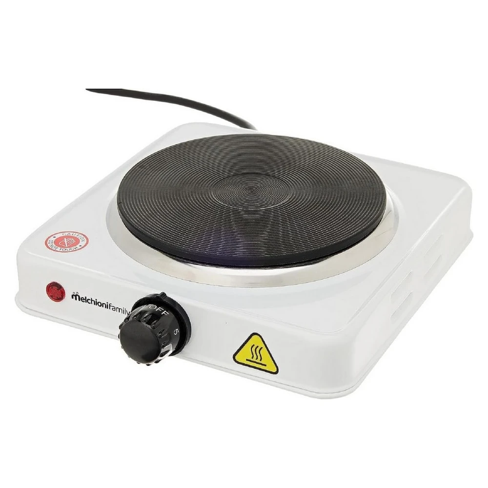 Melchioni Family COOK1 Elektrokocher, 15,5 cm, 1000W, weiß