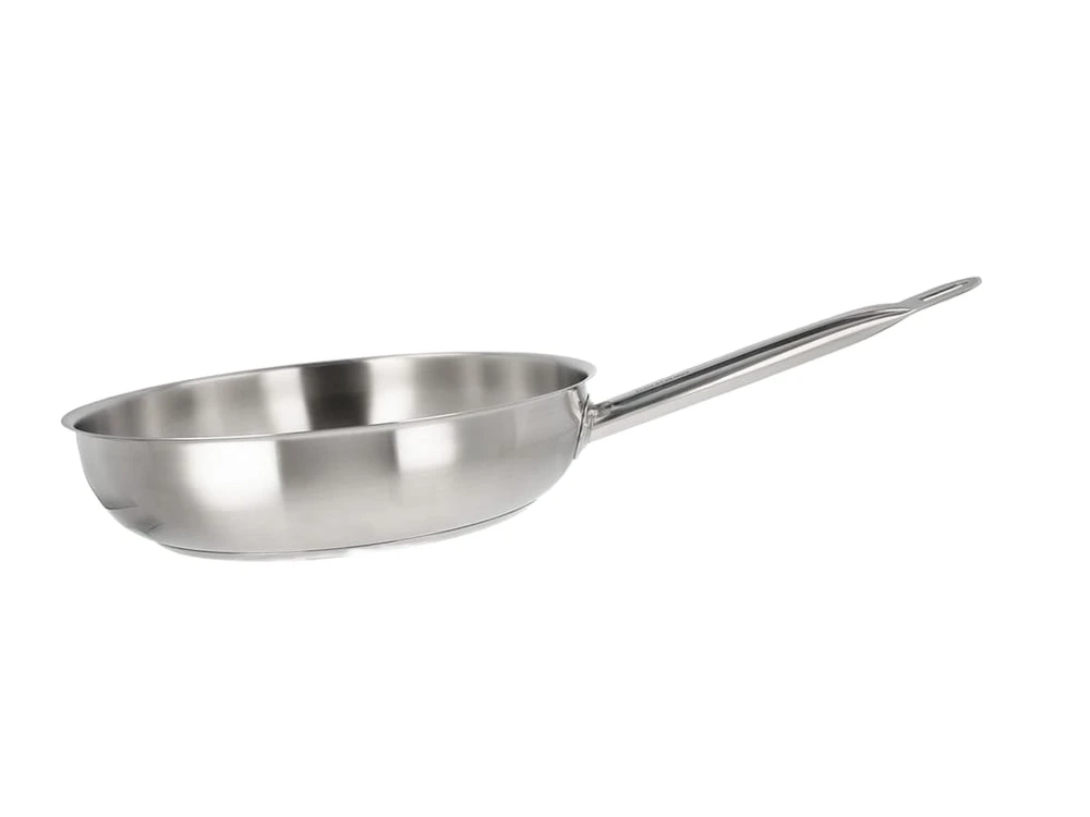 Meisterkoch Bratpfanne, Edelstahl, 3,5L, Induktion geeignet, 28 cm